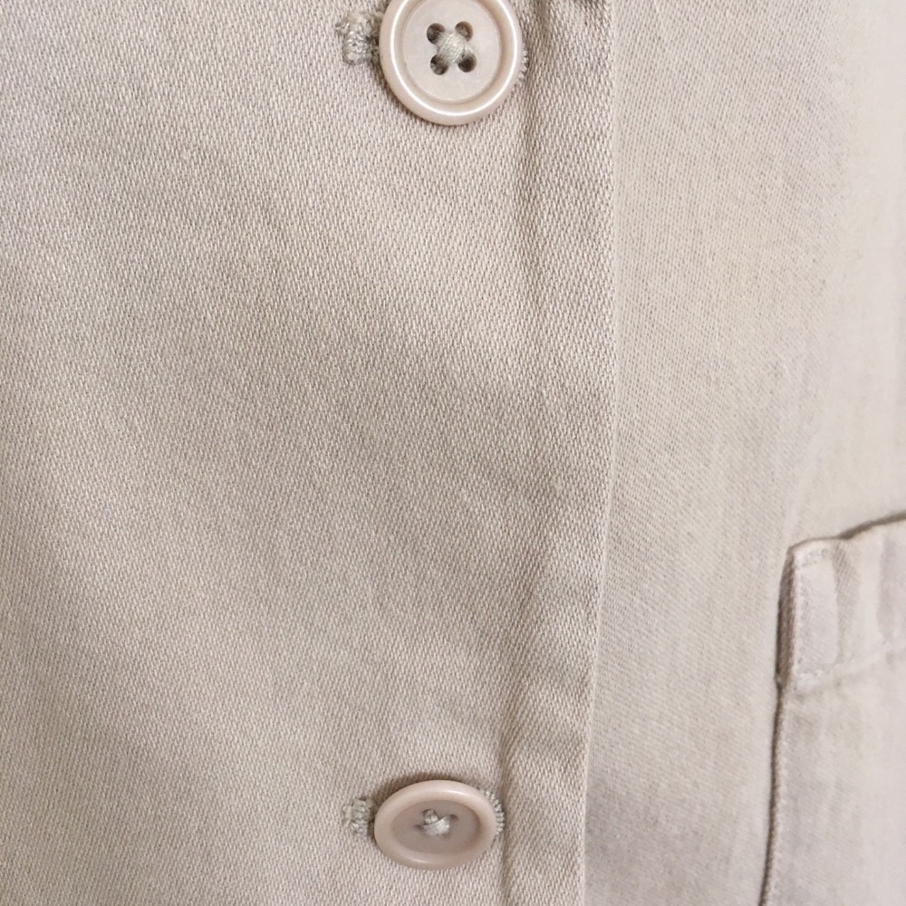 $218 NEW Eileen Fisher Organic Cotton Garment-Dyed Utility Blazer jacket XXS - Picture 10 of 10